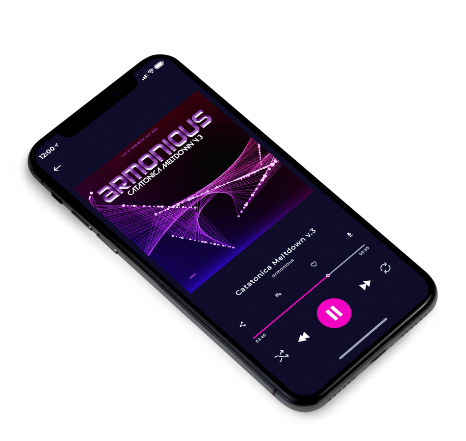 3D view of Premade EDM, House & Dub Album Cover - Violet #3674 | AlbumArtZone*