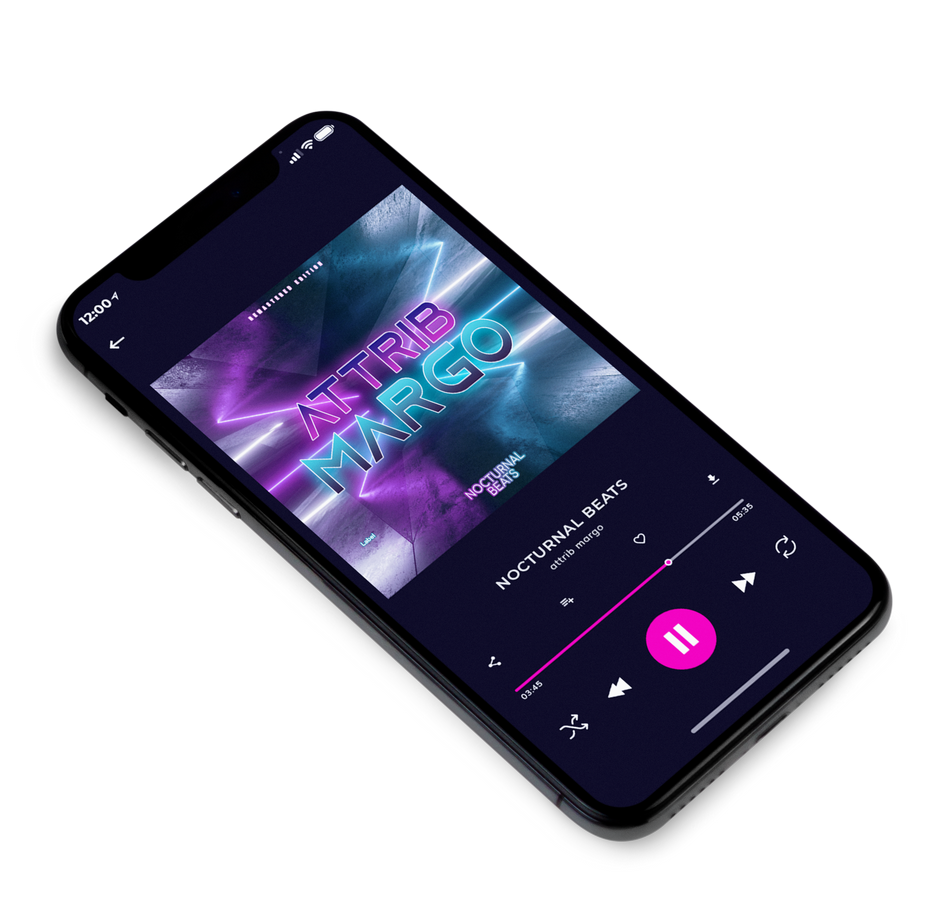3D view of Premade Dance & House Album Cover - Fiord #3911 | AlbumArtZone*
