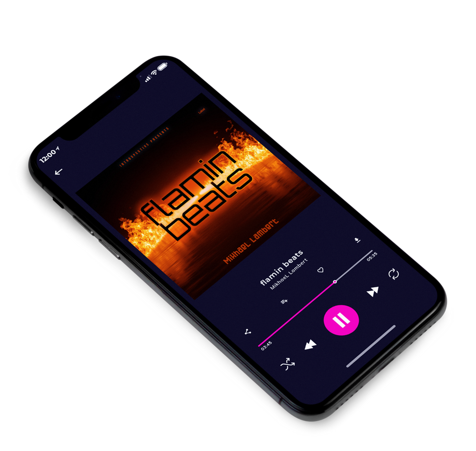 3D view of Premade EDM, House & Dub Album Cover - Meteor #4093 | AlbumArtZone*