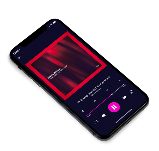 3D view of Premade Contemporary Music Album Cover - Cardinal #4716 | AlbumArtZone*