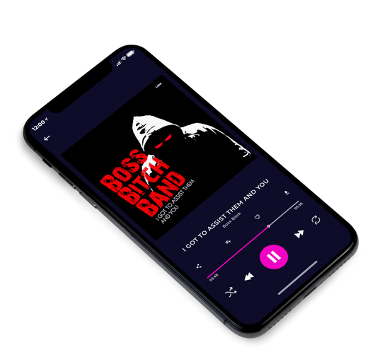 3D view of Premade Rock,Punk & Alternative Album Cover - Alizarin Crimson #4740 | AlbumArtZone*