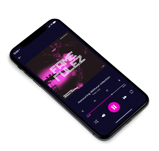 3D view of Premade Rock,Punk & Alternative Album Cover - Cocoa Brown #4765 | AlbumArtZone*