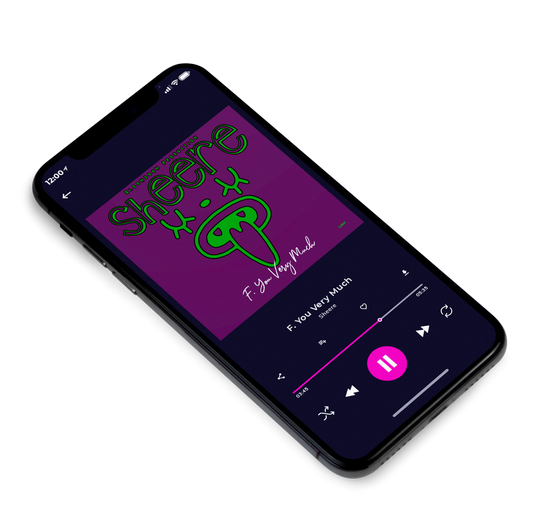 3D view of Premade Rock,Punk & Alternative Album Cover - Wine Berry #4960 | AlbumArtZone*