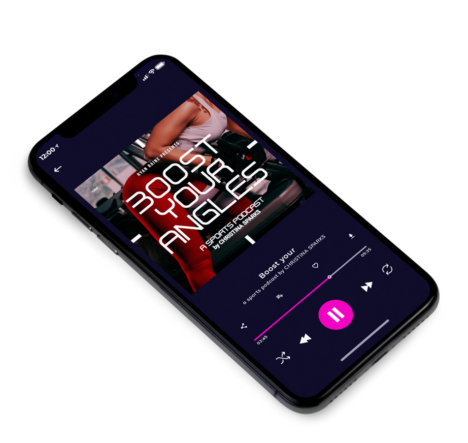 3D view of Premade Podcast Album Cover - Night Rider #5233 | AlbumArtZone*