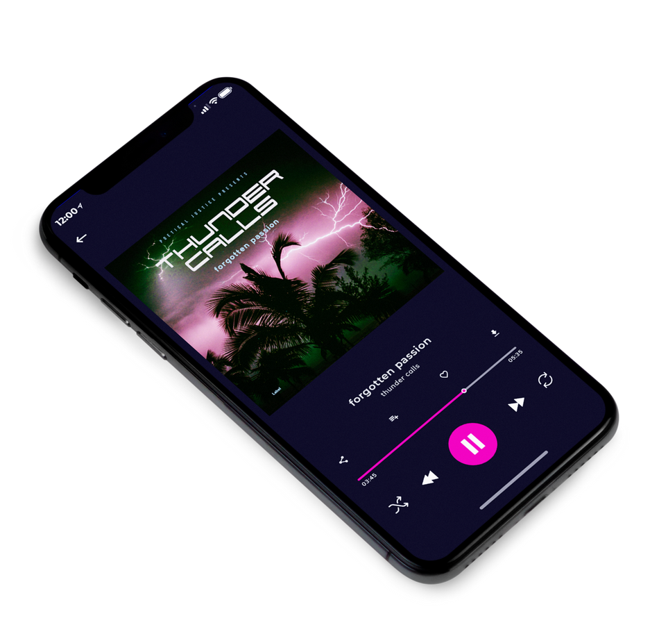 3D view of Premade EDM, House & Dub Album Cover - Oriental Pink #5312 | AlbumArtZone*