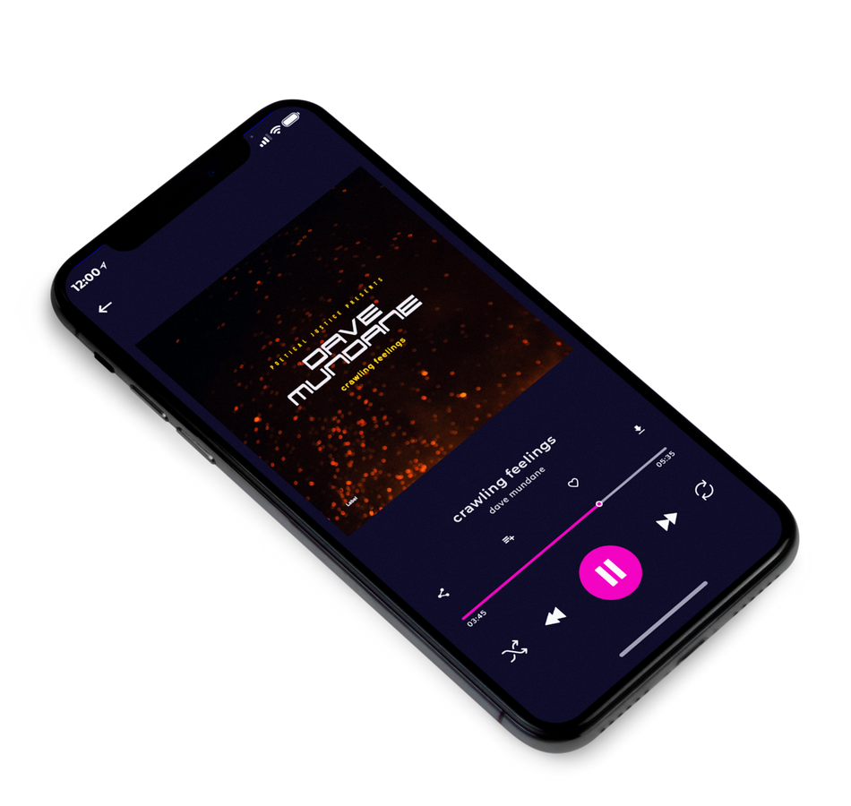 3D view of Premade EDM, House & Dub Album Cover - Black #5315 | AlbumArtZone*