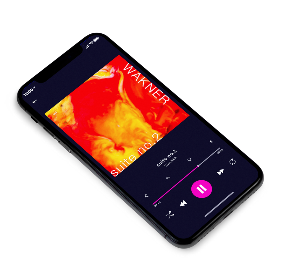 3D view of Premade Electronica & Ambient Album Cover - Pomegranate #5399 | AlbumArtZone*