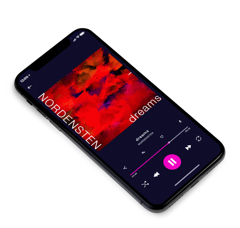 3D view of Premade Electronica & Ambient Album Cover - Tamarillo #5412 | AlbumArtZone*