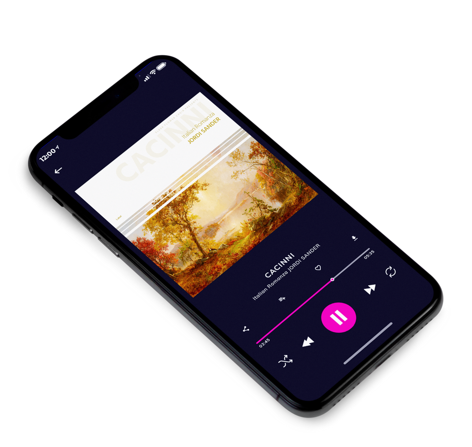 3D view of Premade Classical & Romantic Music Album Cover - Merino #5428 | AlbumArtZone*