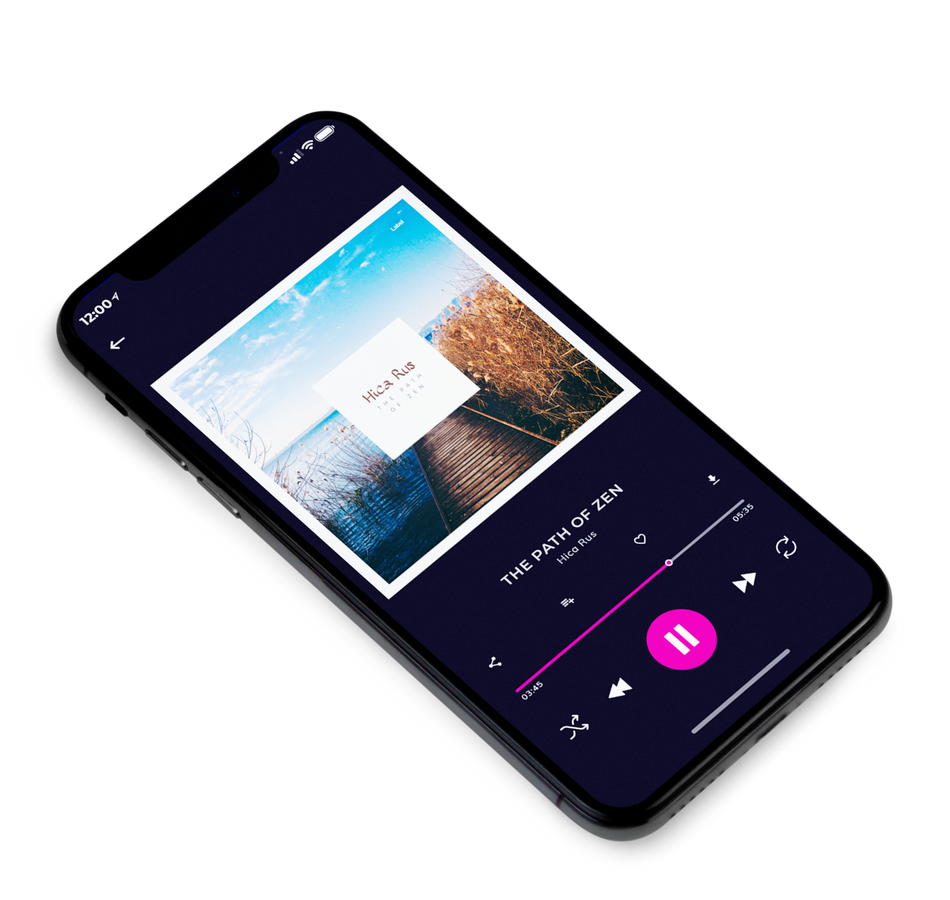 3D view of Premade Electronica & Ambient Album Cover - Blue Dianne #5442 | AlbumArtZone*