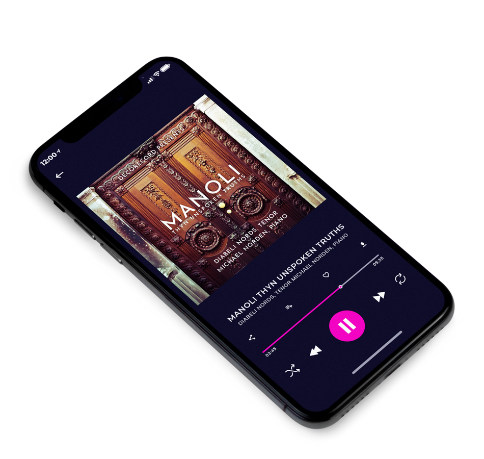 3D view of Premade Early Music Album Cover - Jon #5596 | AlbumArtZone*