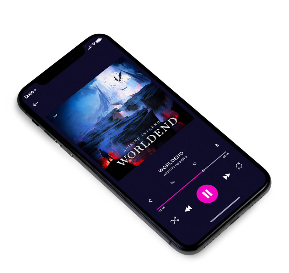 3D view of Premade Contemporary Music Album Cover - Mirage #5730 | AlbumArtZone*