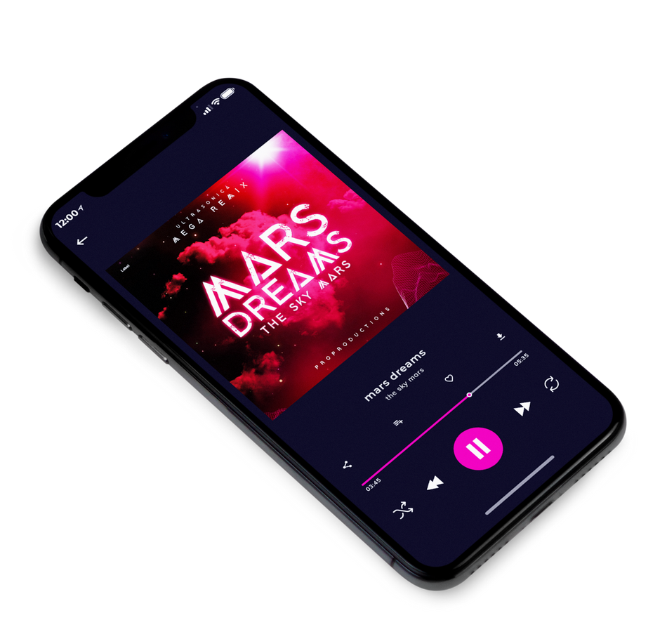 3D view of Premade Podcast Album Cover - Cranberry #5890 | AlbumArtZone*