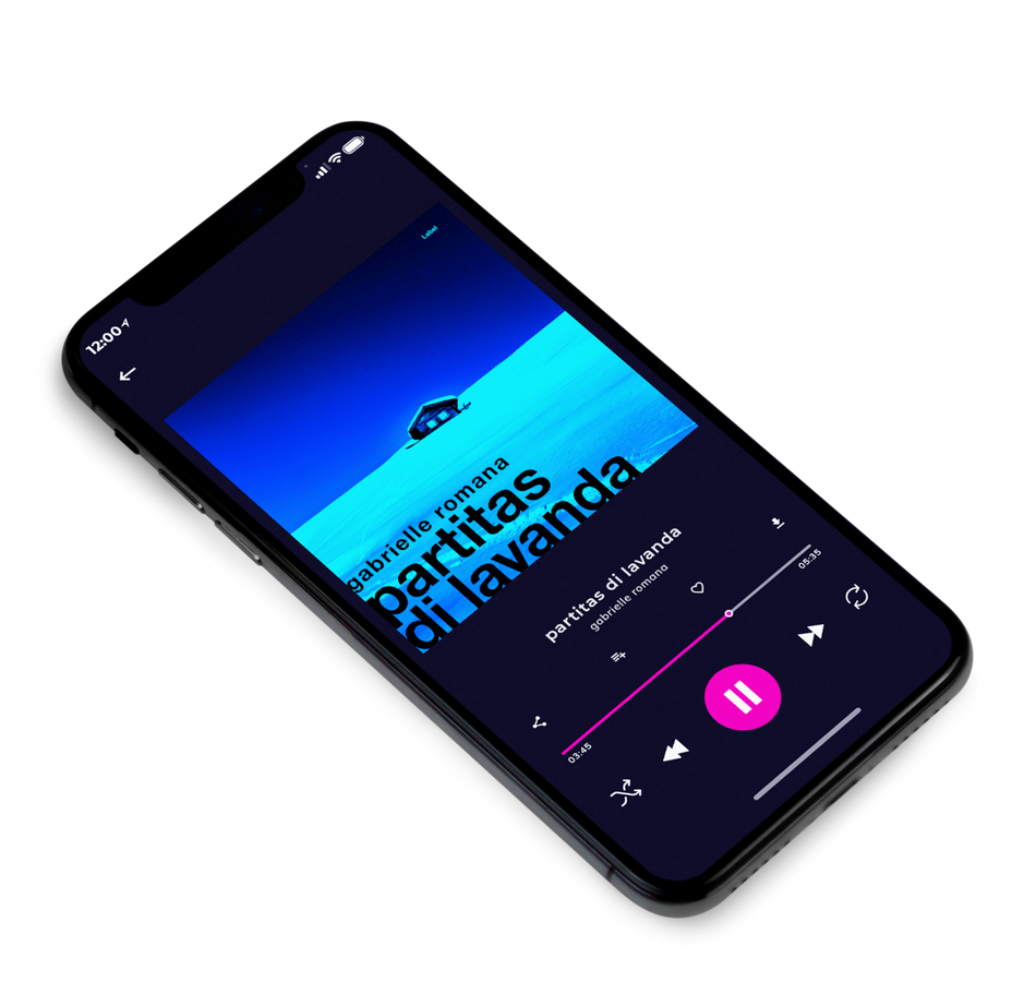 3D view of Premade Pop Album Cover - Science Blue #6060 | AlbumArtZone*