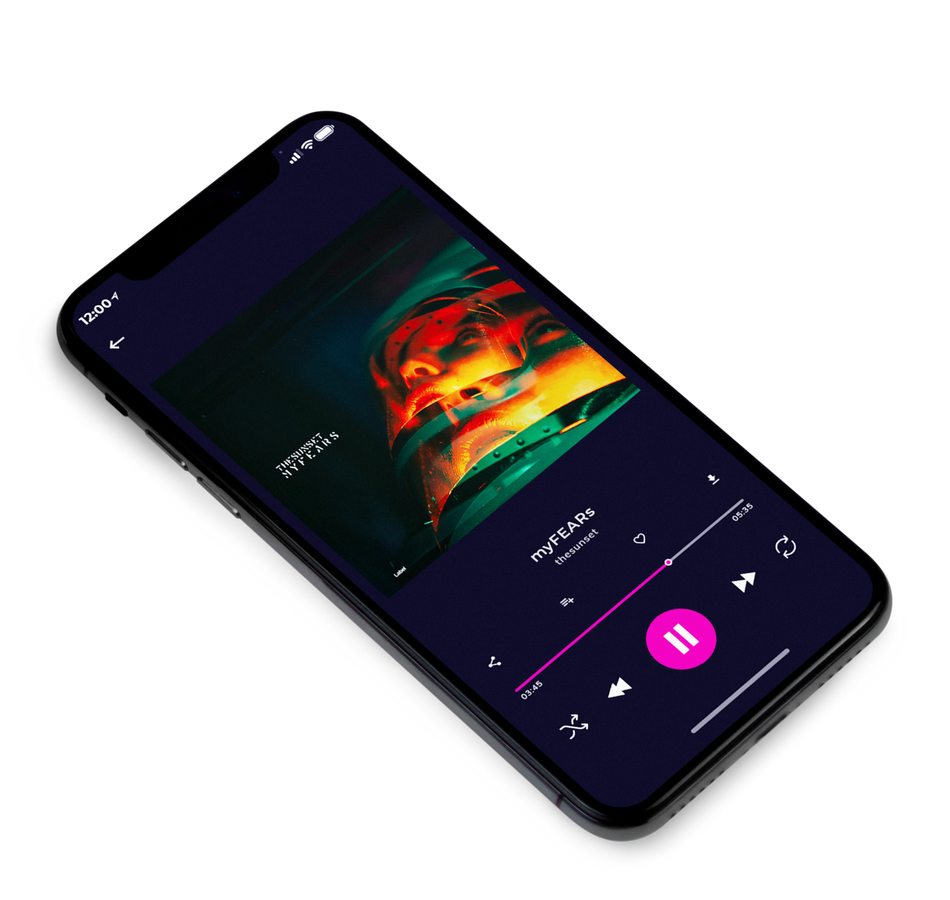 3D view of Premade Rock,Punk & Alternative Album Cover - Ochre #6174 | AlbumArtZone*