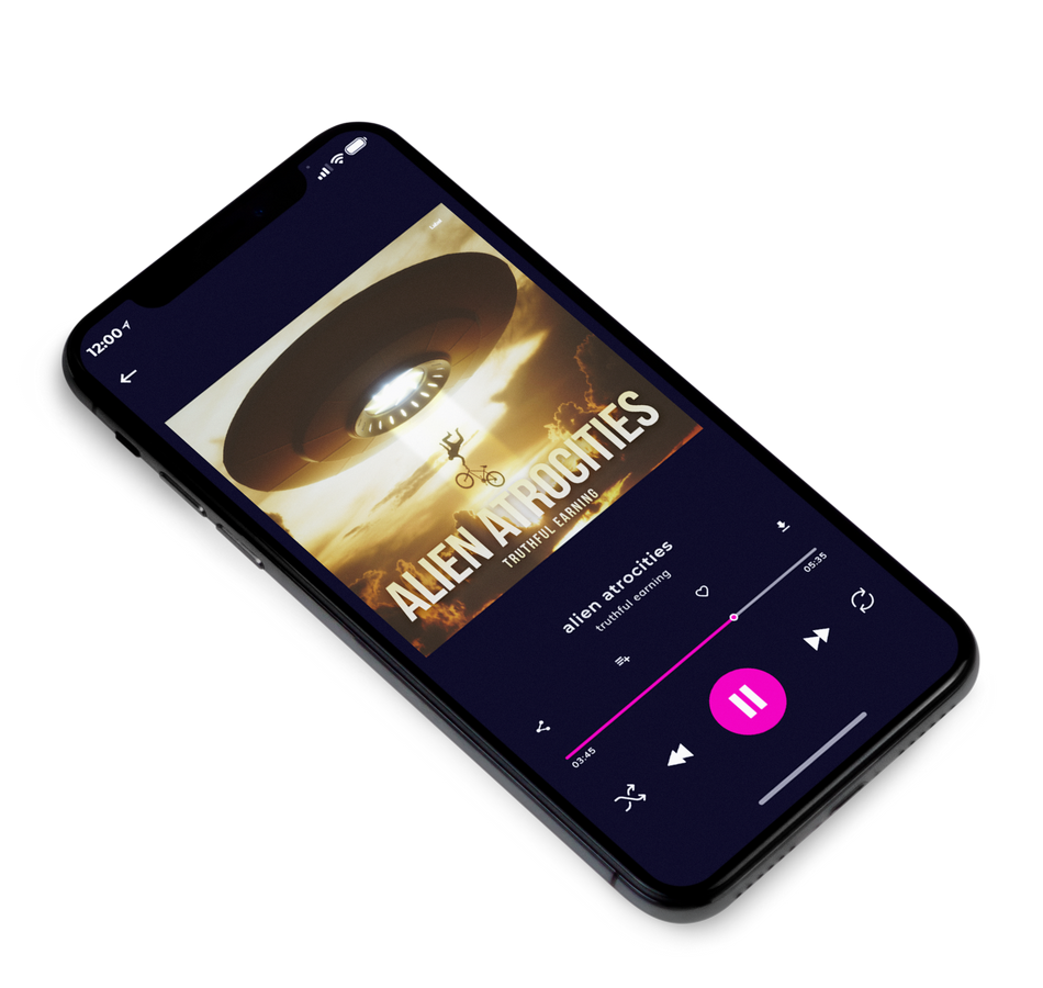 3D view of Premade Electronica & Ambient Album Cover - Tana #6527 | AlbumArtZone*