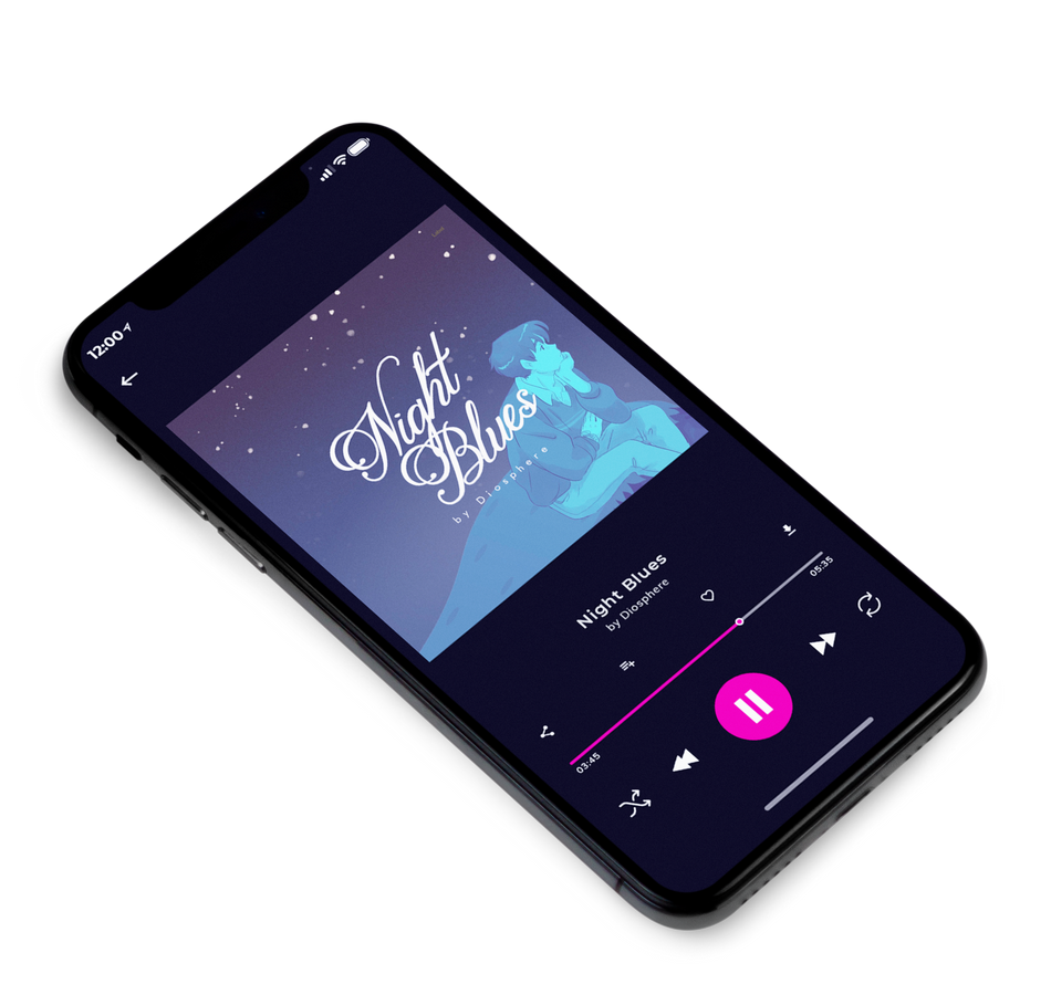 3D view of Premade Electronica & Ambient Album Cover - Comet #6565 | AlbumArtZone*