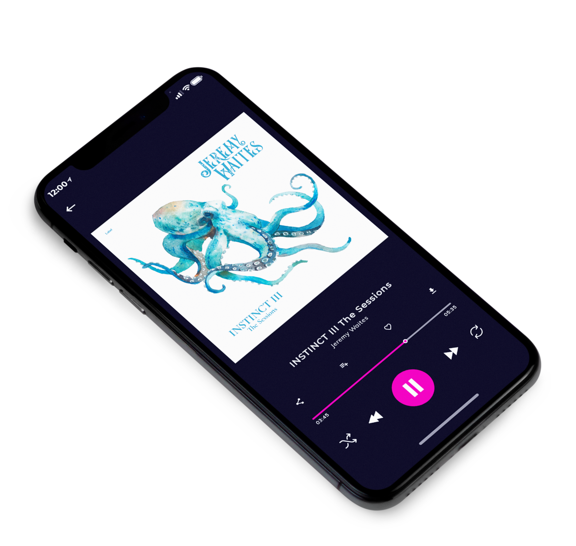 3D view of Premade Pop Album Cover - Gumbo #6796 | AlbumArtZone*