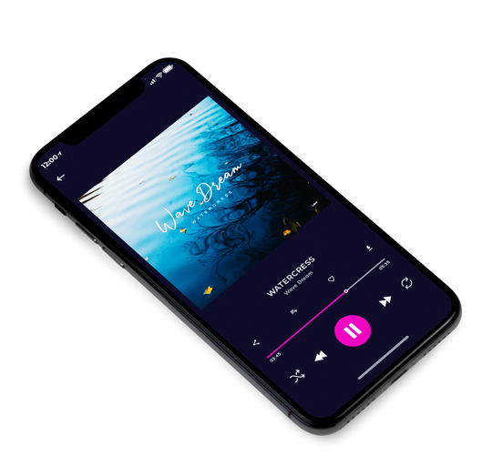 3D view of Premade Electronica & Ambient Album Cover - Blue Whale #7023 | AlbumArtZone*