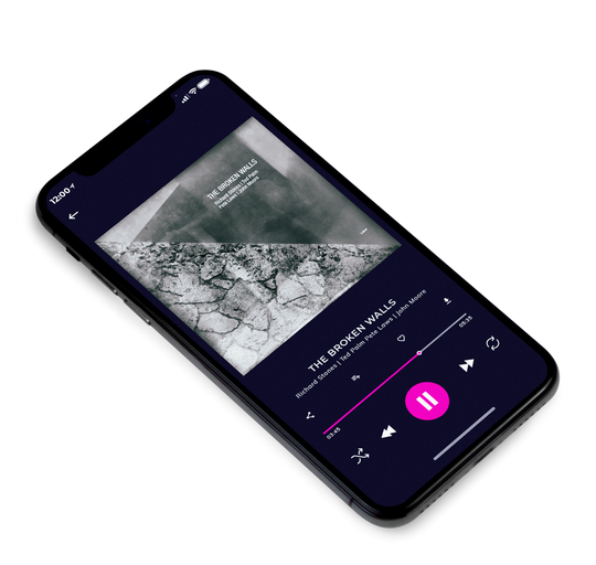 3D view of Premade Contemporary Music Album Cover - Storm Dust #7070 | AlbumArtZone*
