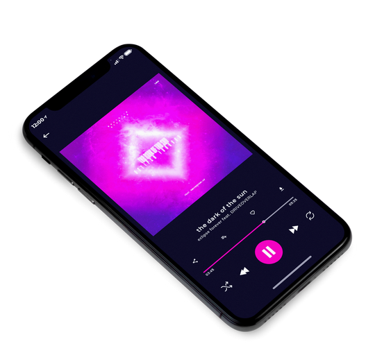 3D view of Premade EDM, House & Dub Album Cover - Cerise #7238 | AlbumArtZone*