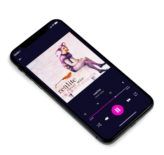 3D view of Premade Traditional Jazz & Blues Album Cover - Oyster Pink #7584 | AlbumArtZone*