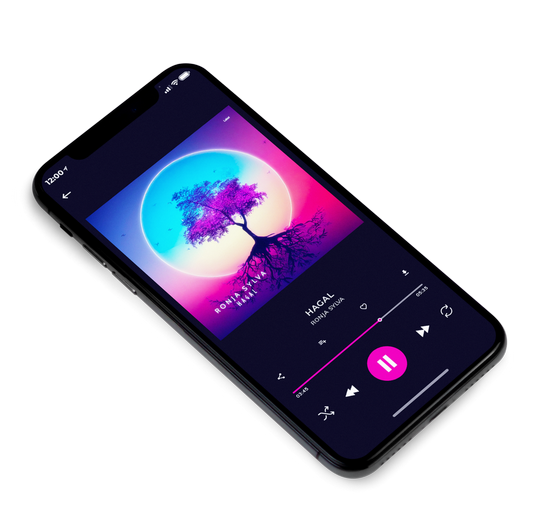 3D view of Premade Electronica & Ambient Album Cover - Mauvelous #7596 | AlbumArtZone*