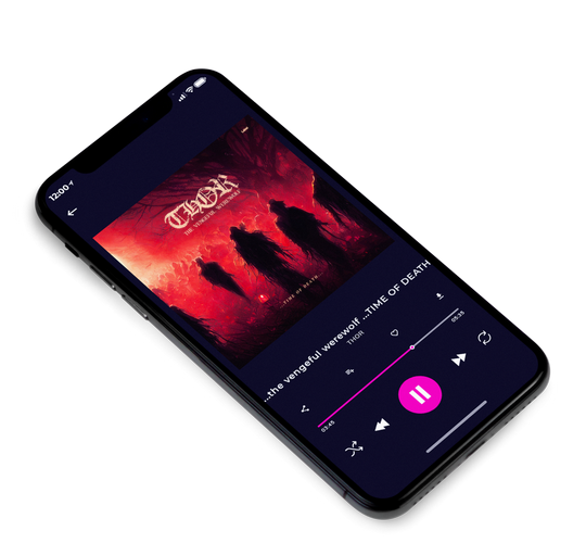 3D view of Premade Heavy Metal & Gothic Metal Album Cover - Valencia #7618 | AlbumArtZone*