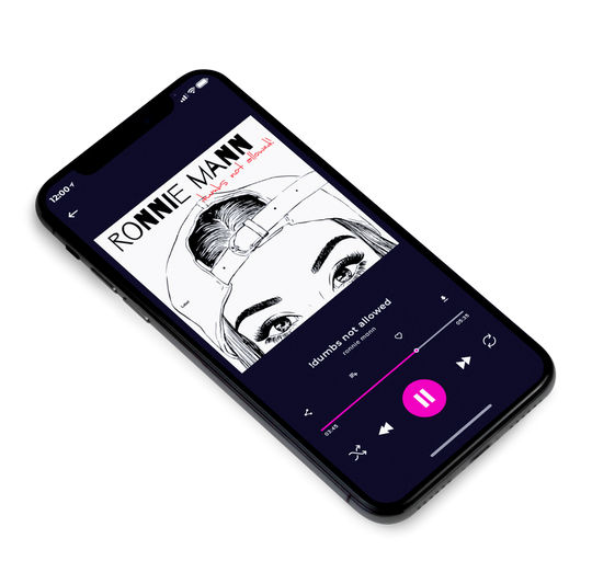 3D view of Premade Podcast Album Cover - Cod Gray #7642 | AlbumArtZone*