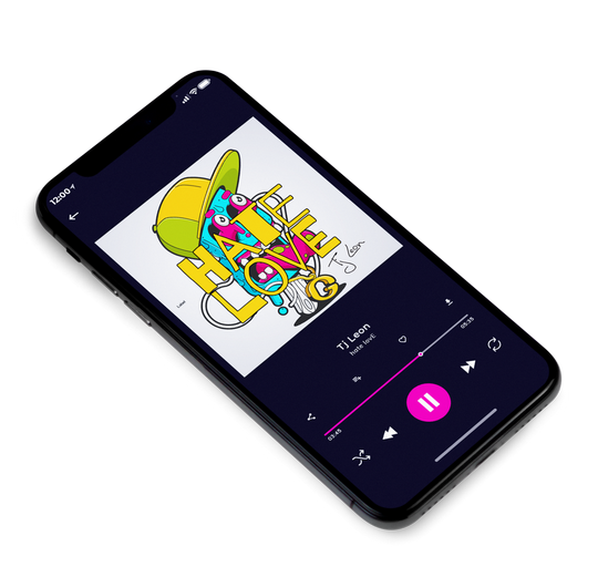 3D view of Premade Podcast Album Cover - Blue Dianne #7645 | AlbumArtZone*
