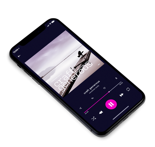 3D view of Premade New Age Album Cover - Pink Swan #7716 | AlbumArtZone*