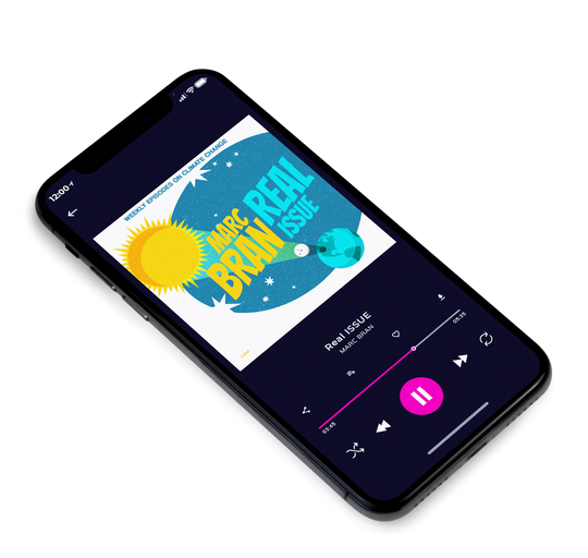 3D view of Premade Podcast Album Cover - Ming #7842 | AlbumArtZone*
