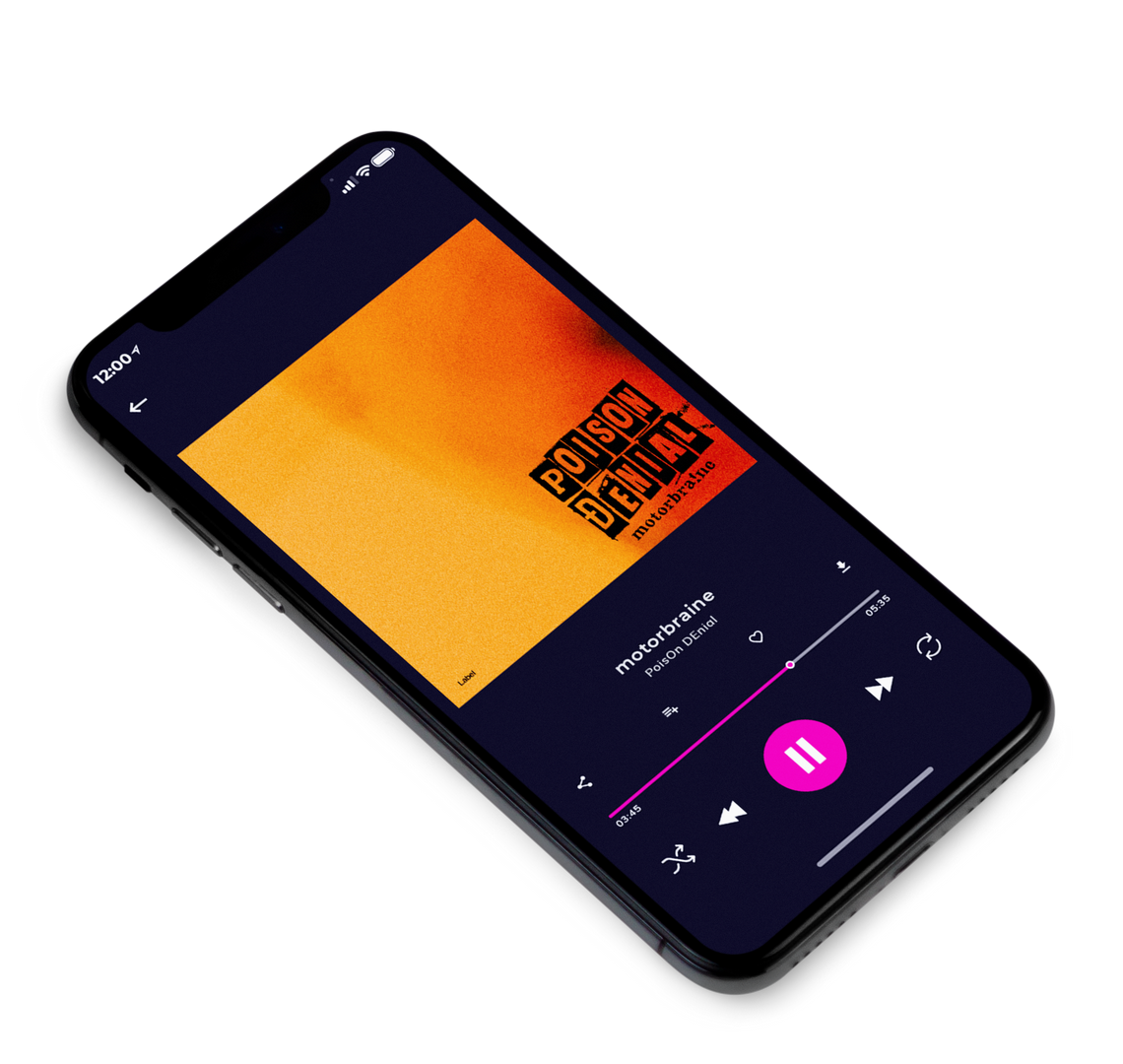 3D view of Premade Rock,Punk & Alternative Album Cover - Carrot Orange #7992 | AlbumArtZone*