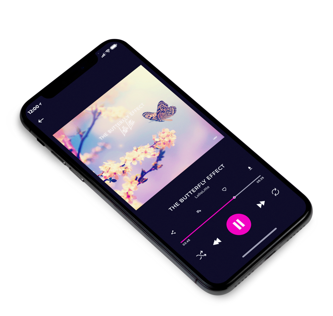 3D view of Premade Electronica & Ambient Album Cover - Soft Amber #8041 | AlbumArtZone*