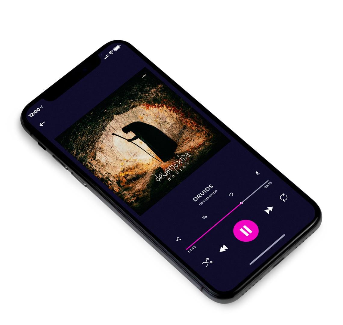 3D view of Premade Heavy Metal & Gothic Metal Album Cover - Muddy Waters #8080 | AlbumArtZone*