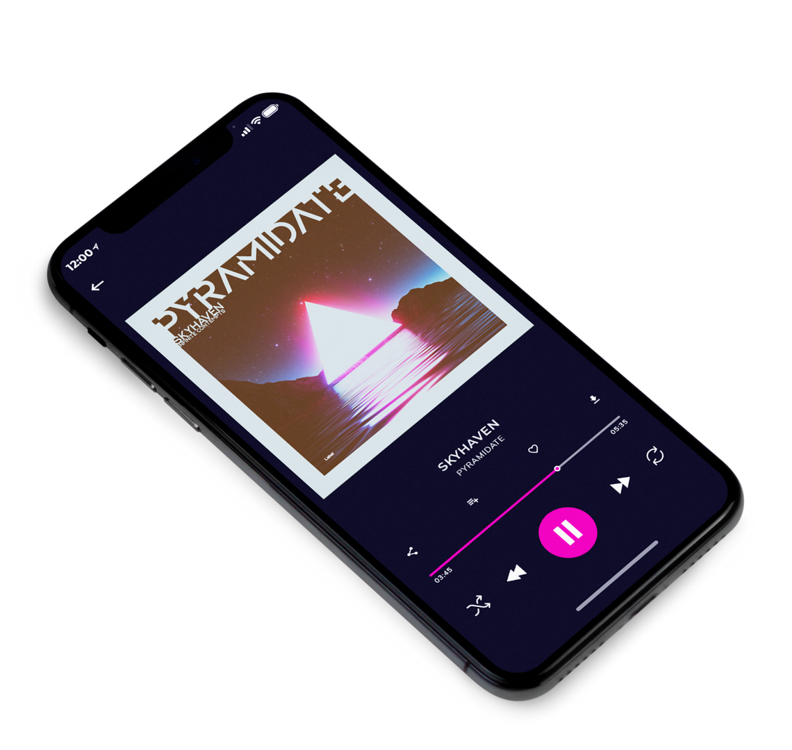 3D view of Premade Pop Album Cover - Millbrook #8096 | AlbumArtZone*