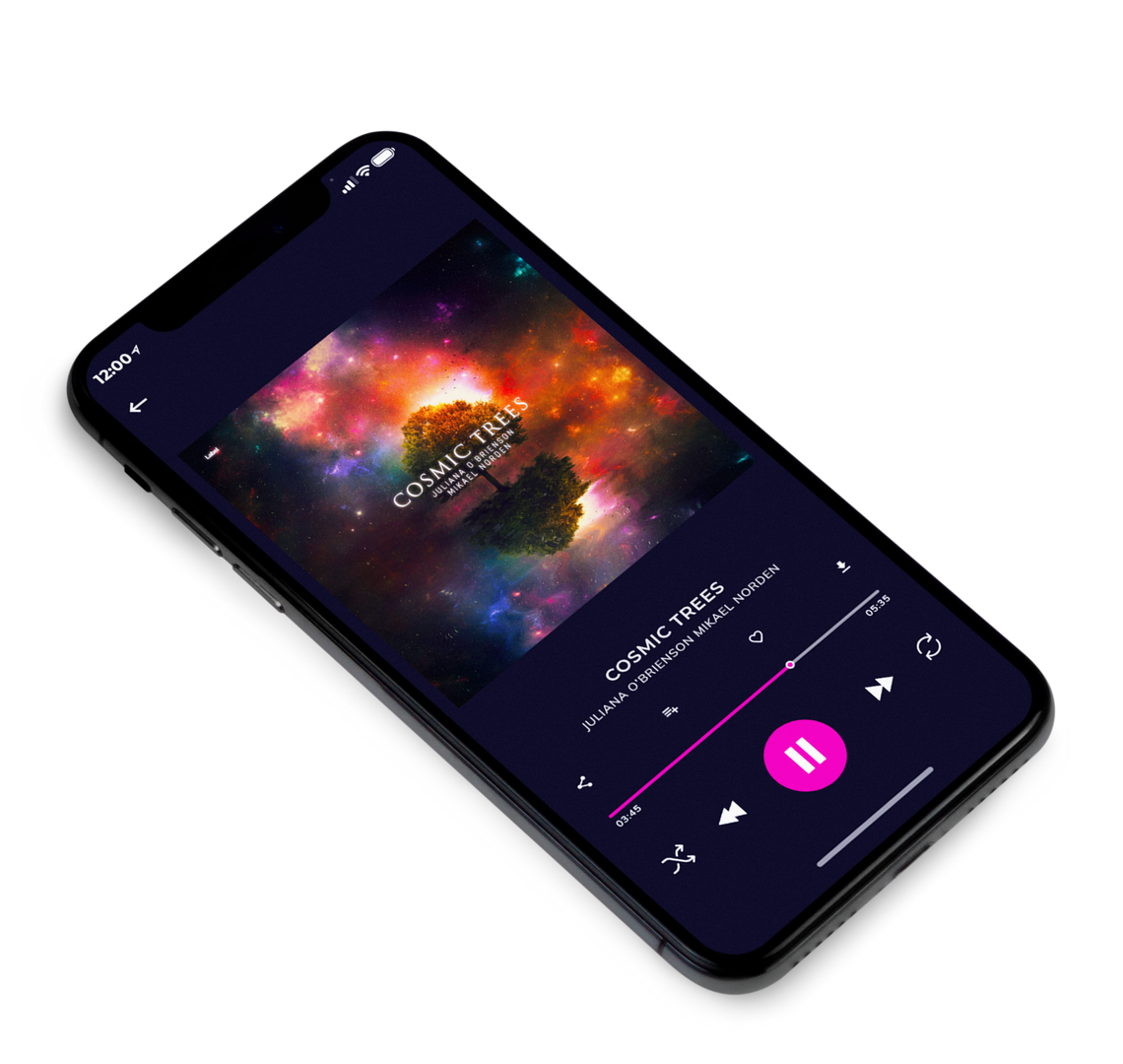 3D view of Premade Podcast Album Cover - Thunder #8246 | AlbumArtZone*