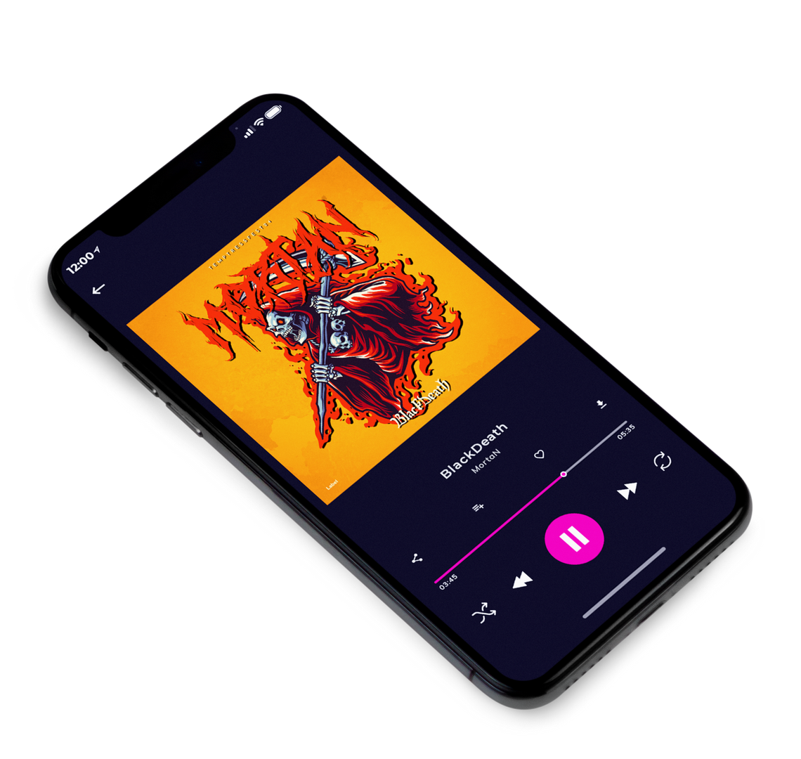 3D view of Premade Heavy Metal & Gothic Metal Album Cover - Gondola #8265 | AlbumArtZone*