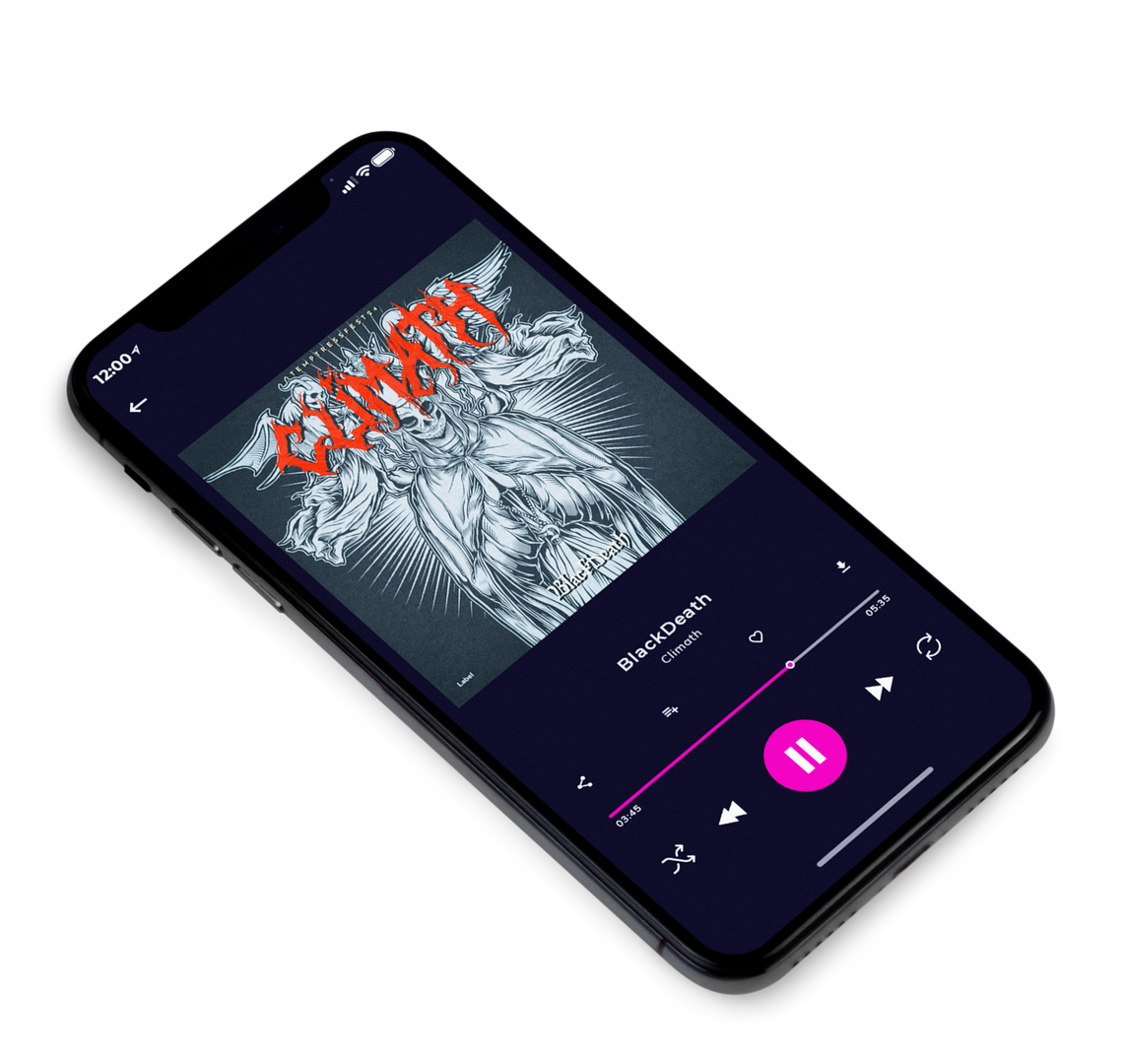 3D view of Premade Heavy Metal & Gothic Metal Album Cover - Cold Turkey #8266 | AlbumArtZone*