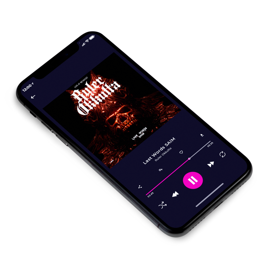 3D view of Premade Heavy Metal & Gothic Metal Album Cover - Asphalt #8499 | AlbumArtZone*