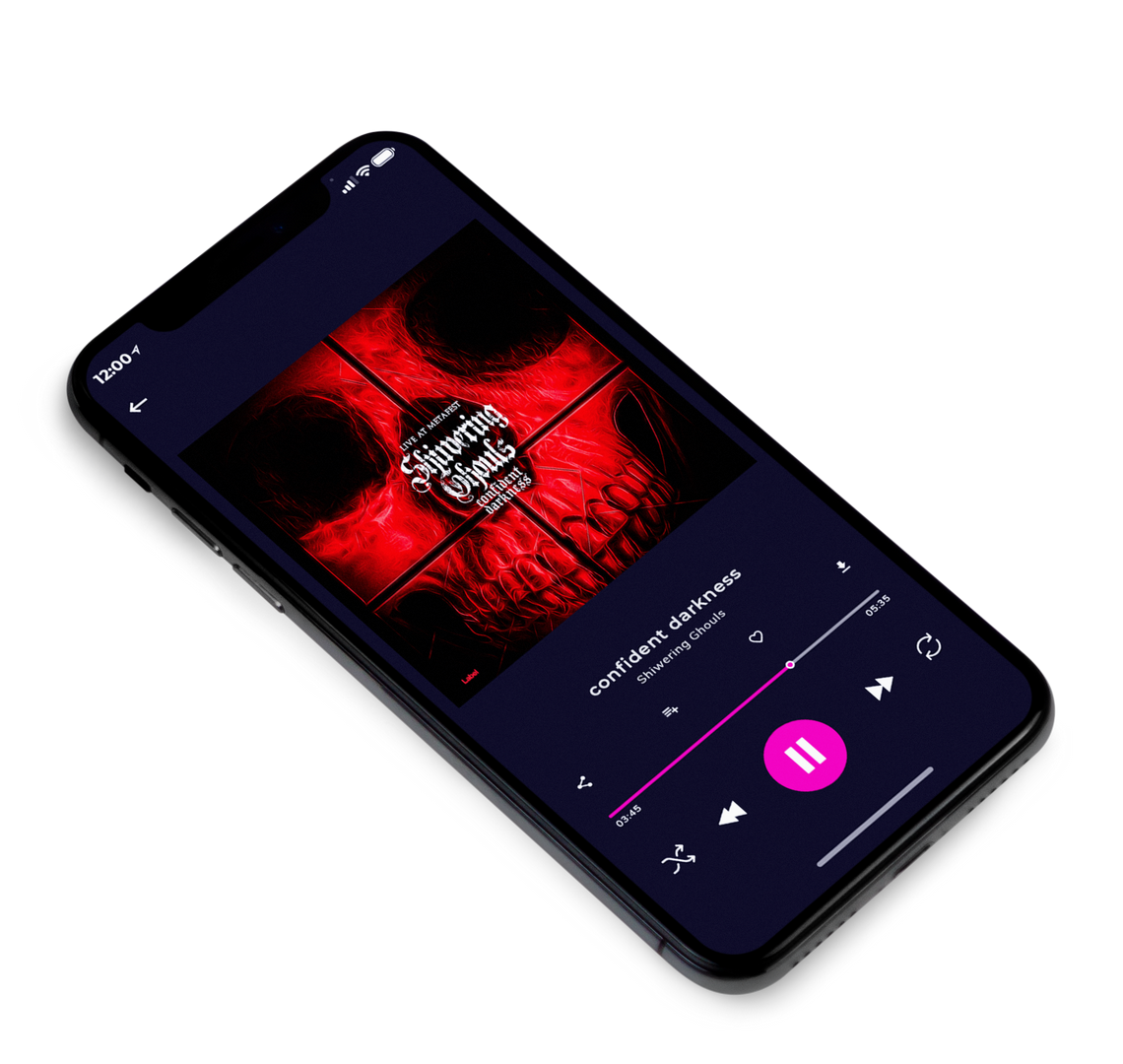 3D view of Premade Heavy Metal & Gothic Metal Album Cover - Wood Bark #8529 | AlbumArtZone*