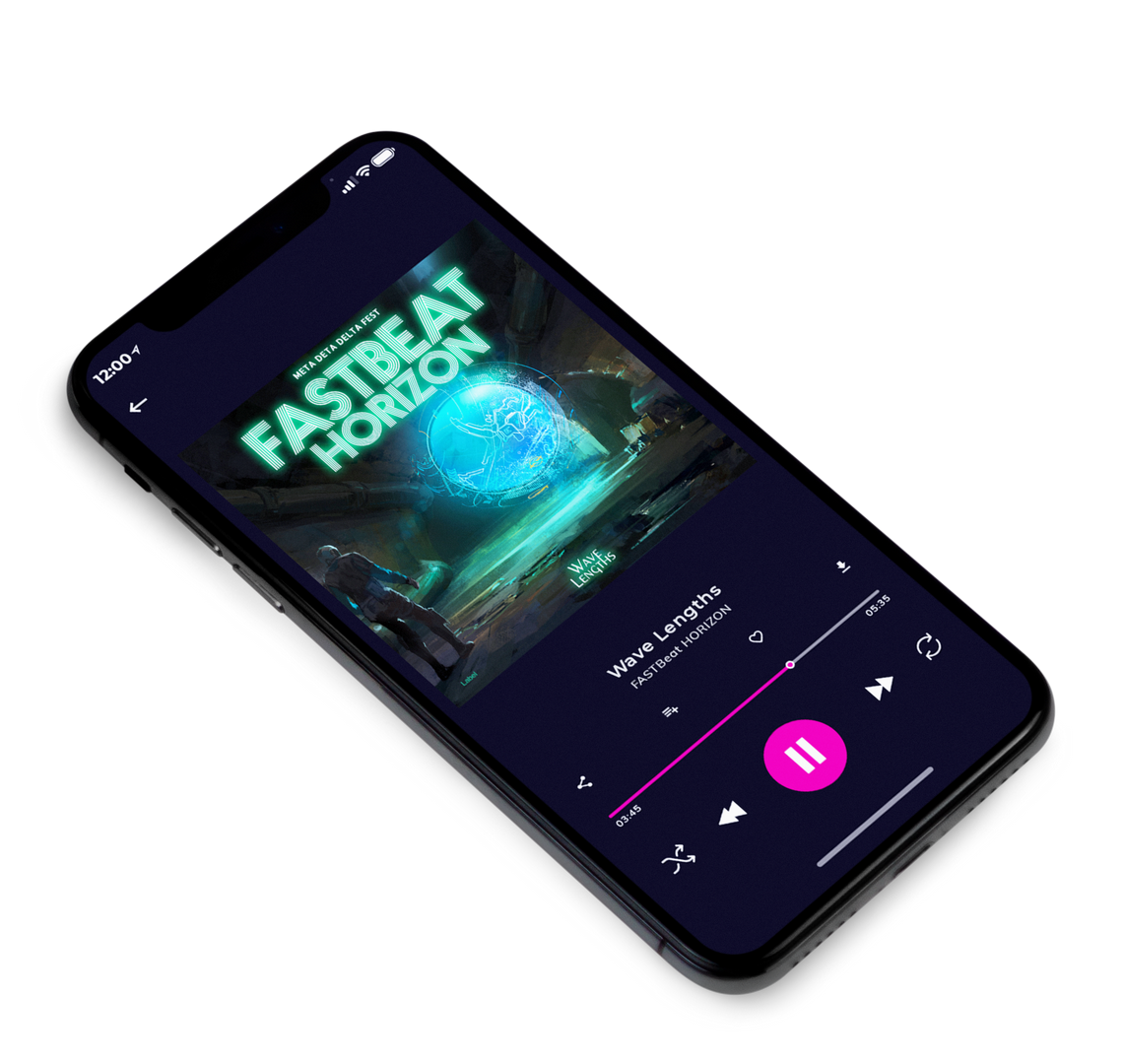 3D view of Premade Dance & House Album Cover - Outer Space #8587 | AlbumArtZone*