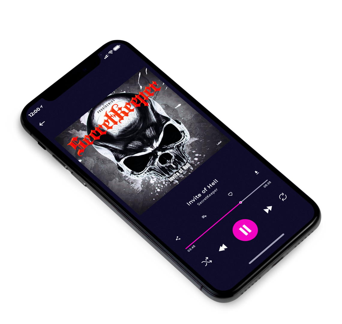 3D view of Premade Heavy Metal & Gothic Metal Album Cover - Baltic Sea #8789 | AlbumArtZone*