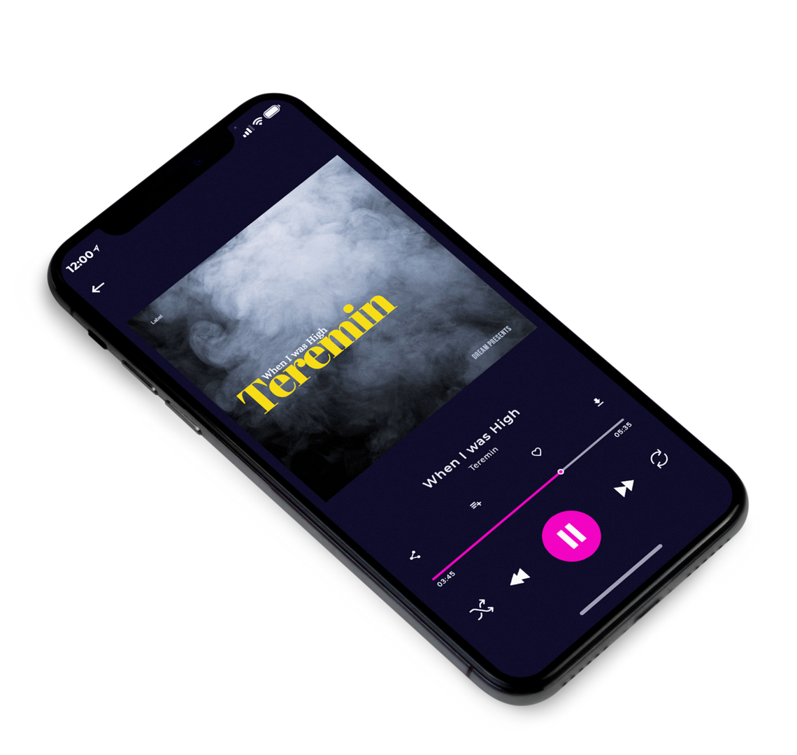 3D view of Premade Electronica & Ambient Album Cover - Tuna #8813 | AlbumArtZone*