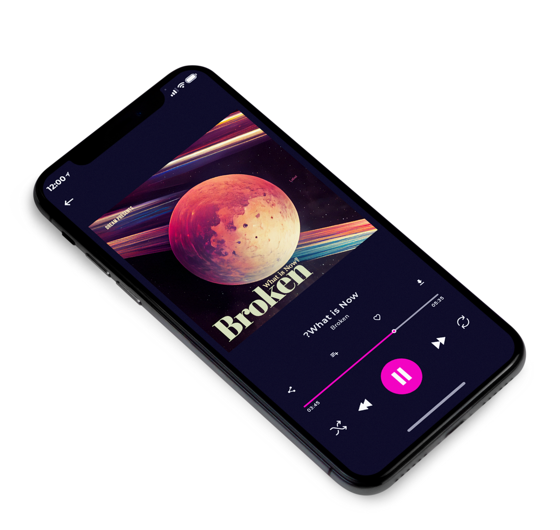 3D view of Premade Electronica & Ambient Album Cover - Whiskey #8826 | AlbumArtZone*