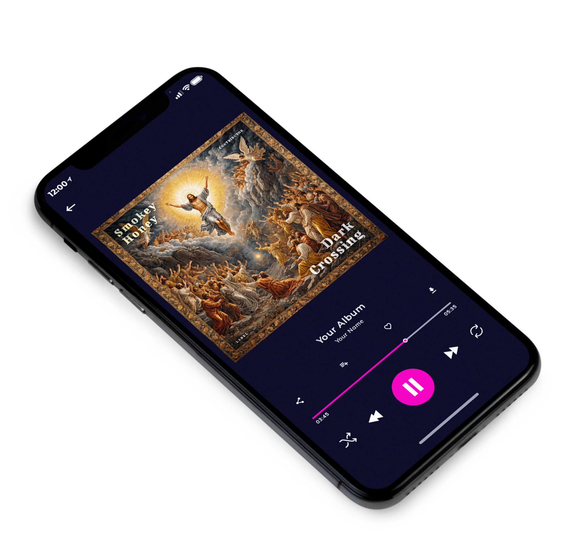 3D view of Premade Early Music Book Cover - Mondo #10342 | AlbumArtZone*