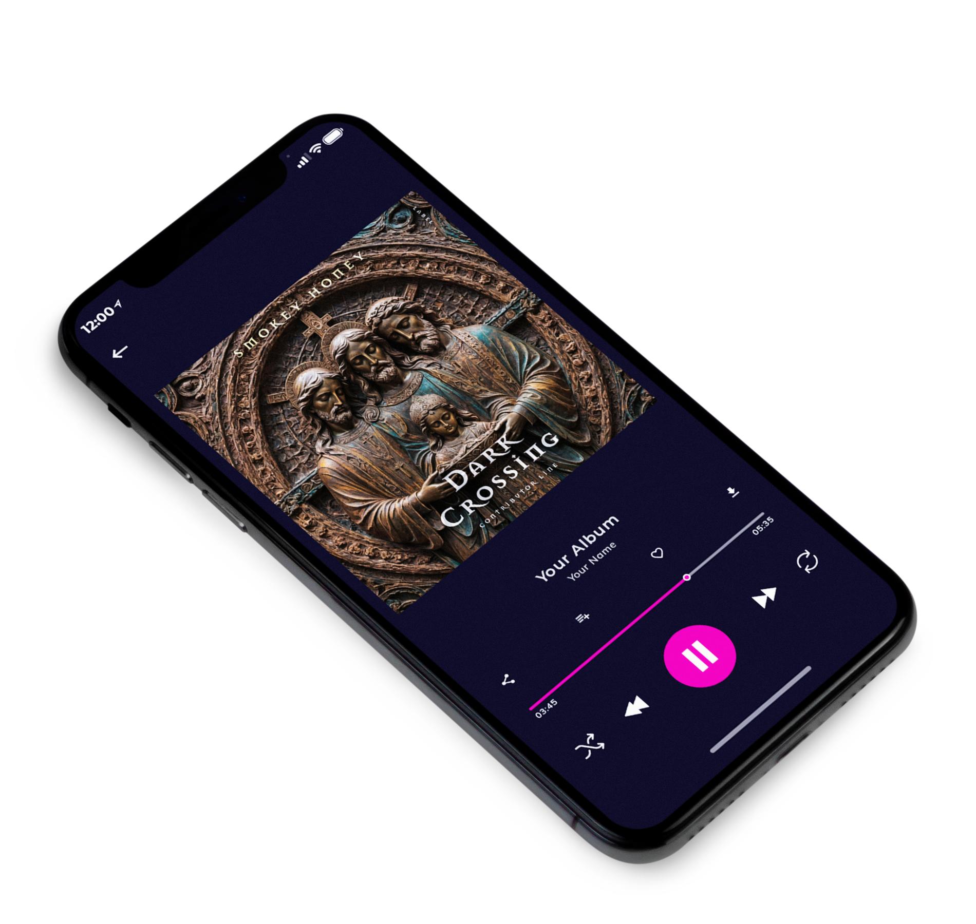 3D view of Premade Heavy Metal & Gothic Metal Album Cover - Zeus #10344 | AlbumArtZone*