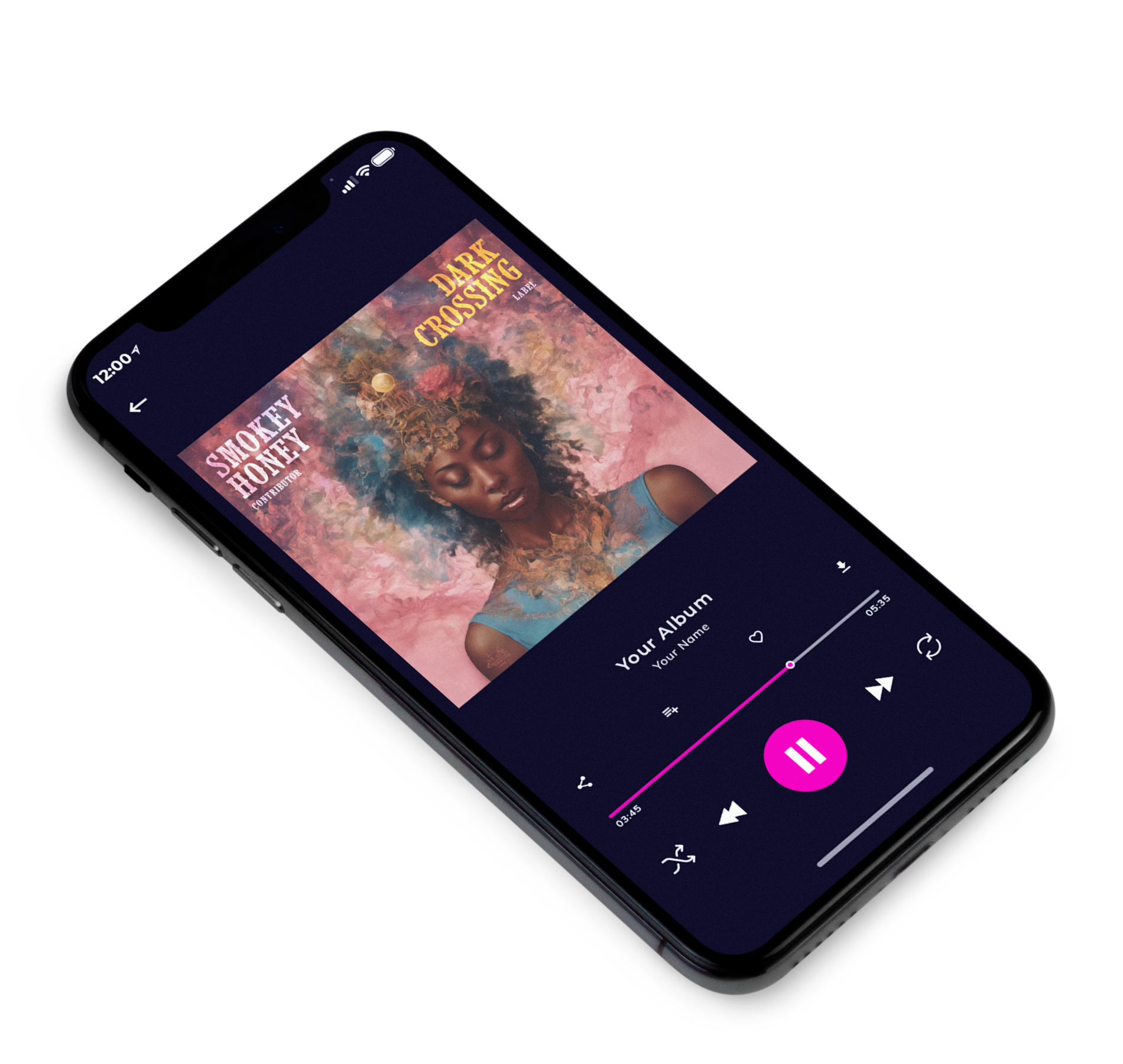 3D view of Premade Classical & Romantic Music Album Cover - Russett #10381 | AlbumArtZone*