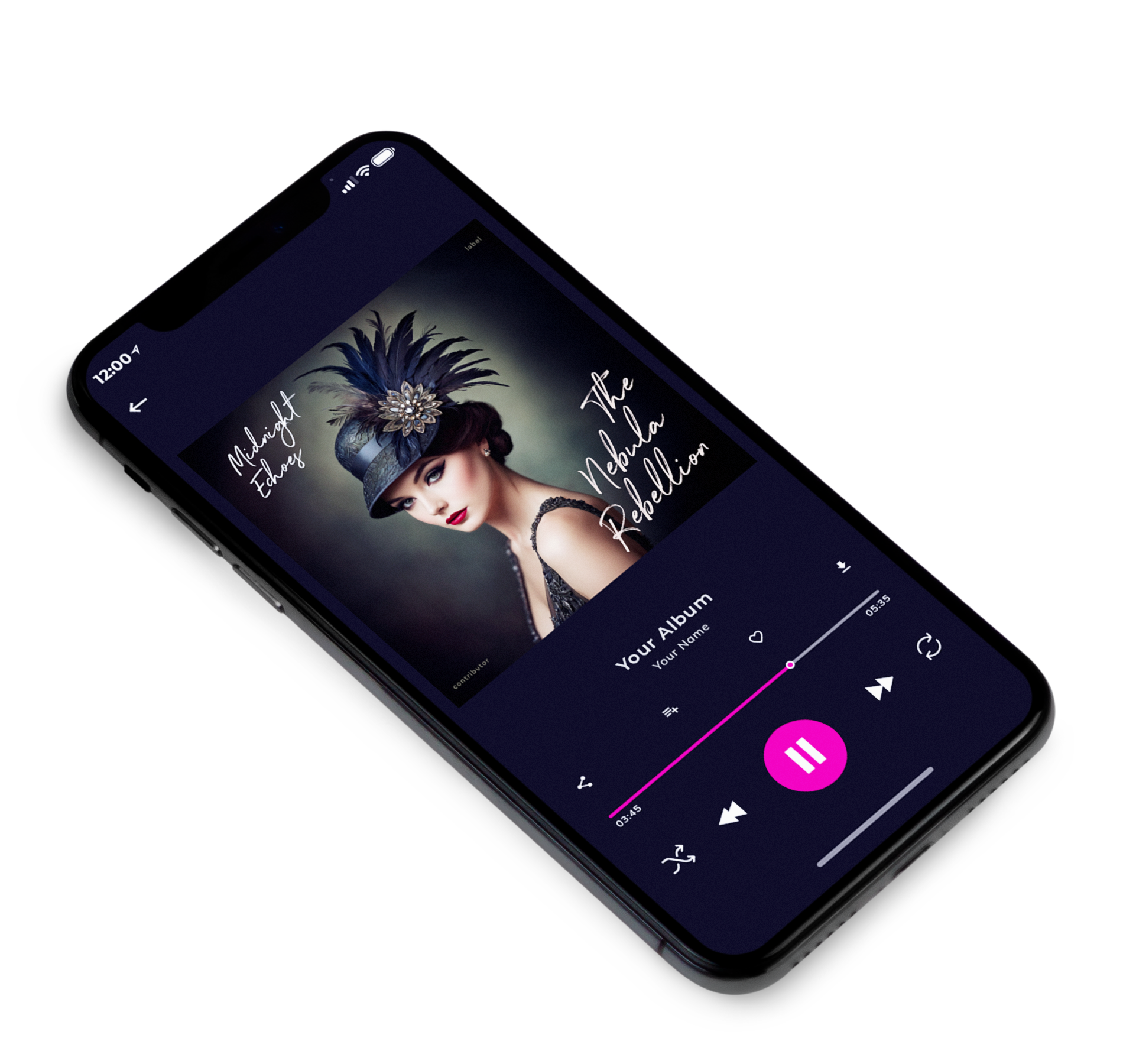 3D view of Premade Pop Album Cover - Baltic Sea #10451 | AlbumArtZone*