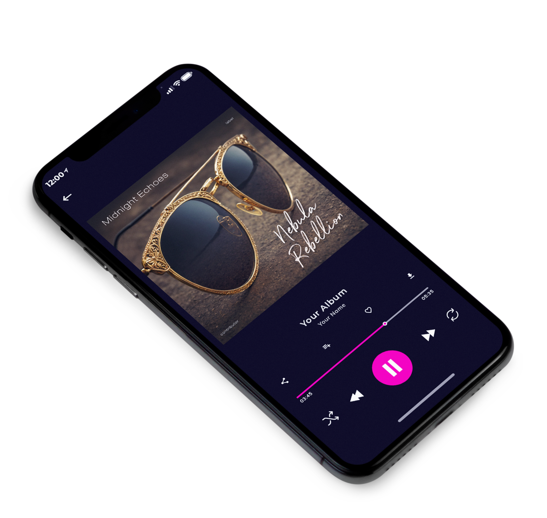 3D view of Premade Pop Album Cover - Dune #10454 | AlbumArtZone*